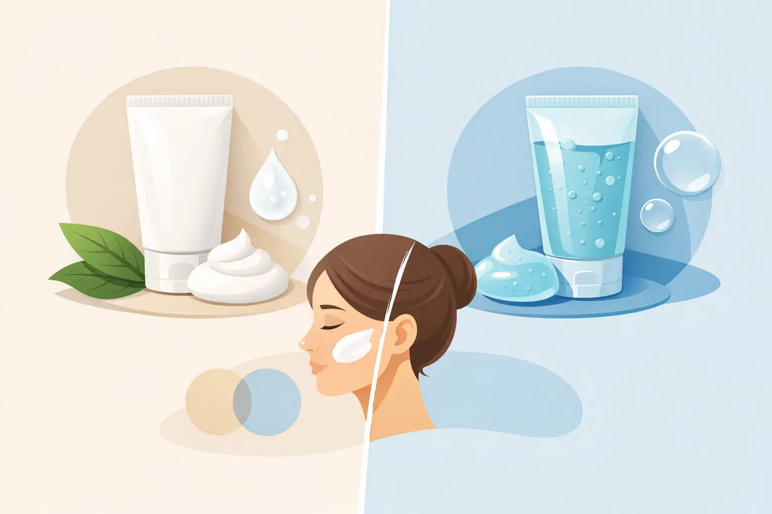 Cream Cleanser vs Gel Cleanser for Your Skin