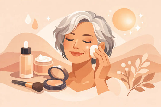 Makeup for Mature Dry Skin That Glows